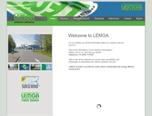 Tablet Screenshot of lemga-benelux.com